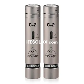 Behringer C-2 Dual Matched Studio Condenser Microphone - Brand New