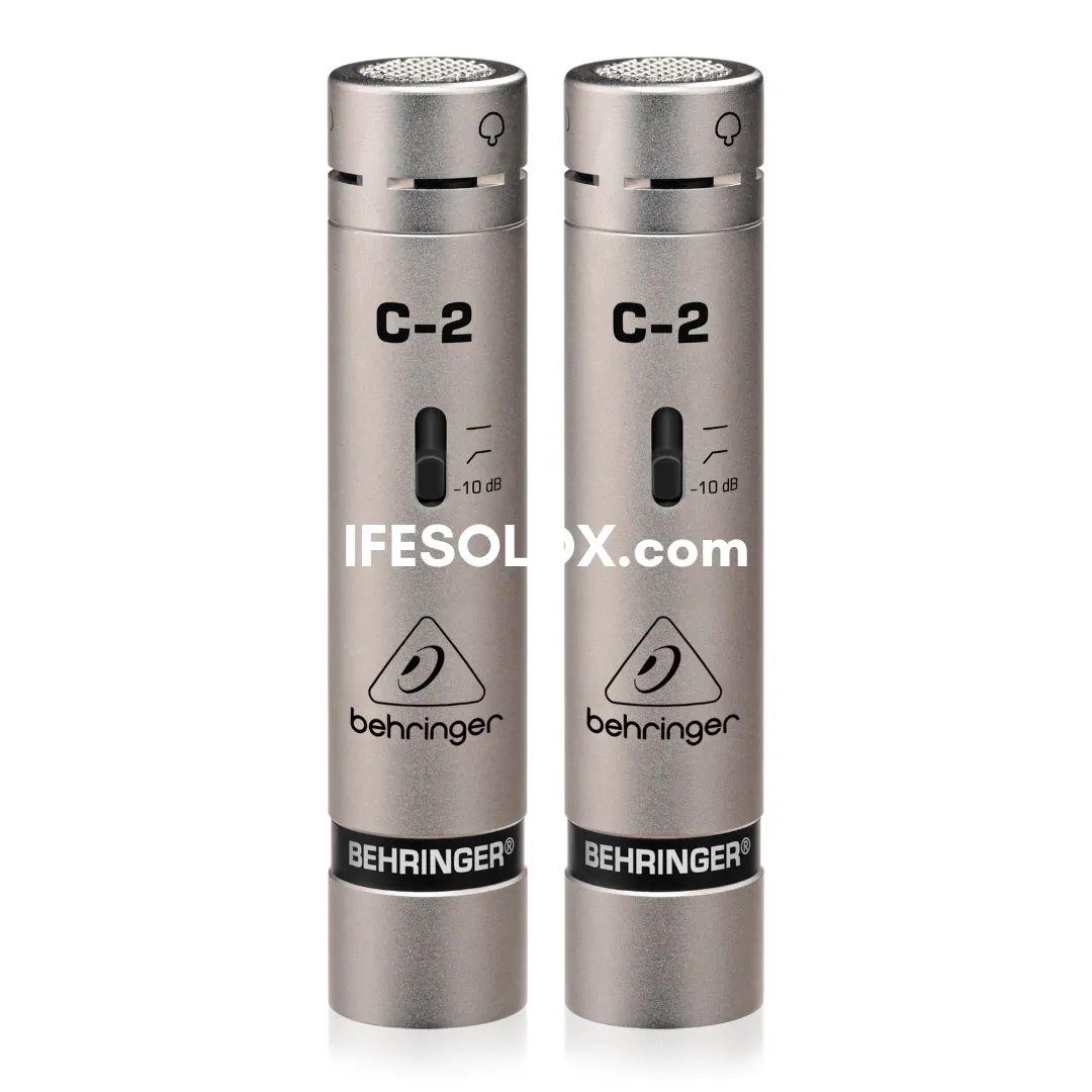 Behringer C-2 Dual Matched Studio Condenser Microphone - Brand New
