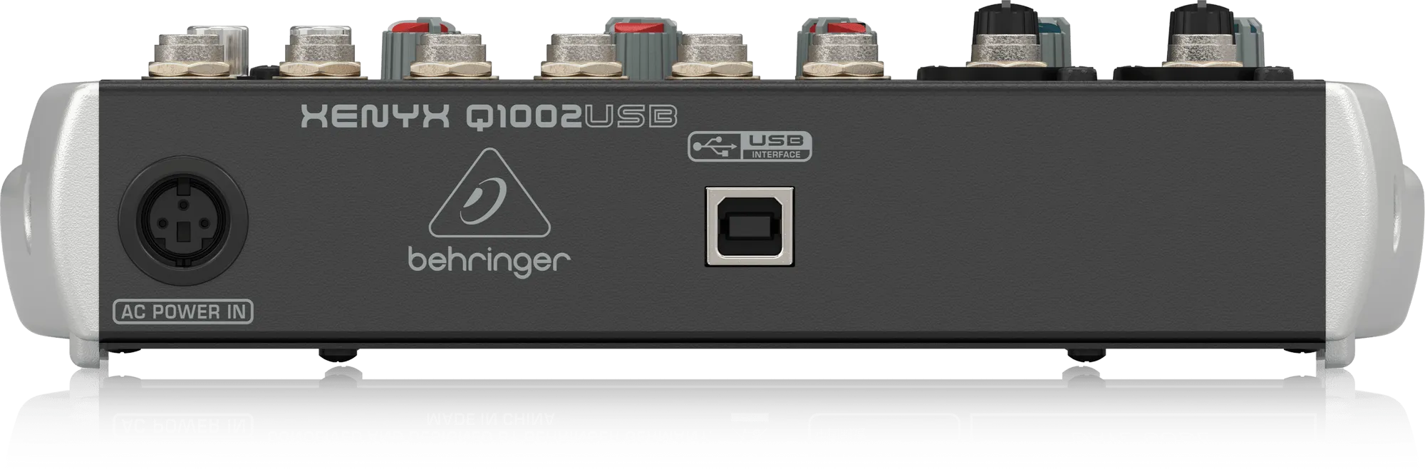 Behringer Q1002USB Premium 10-Input 2-Bus Mixer with XENYX Mic Preamps - OPEN BOX