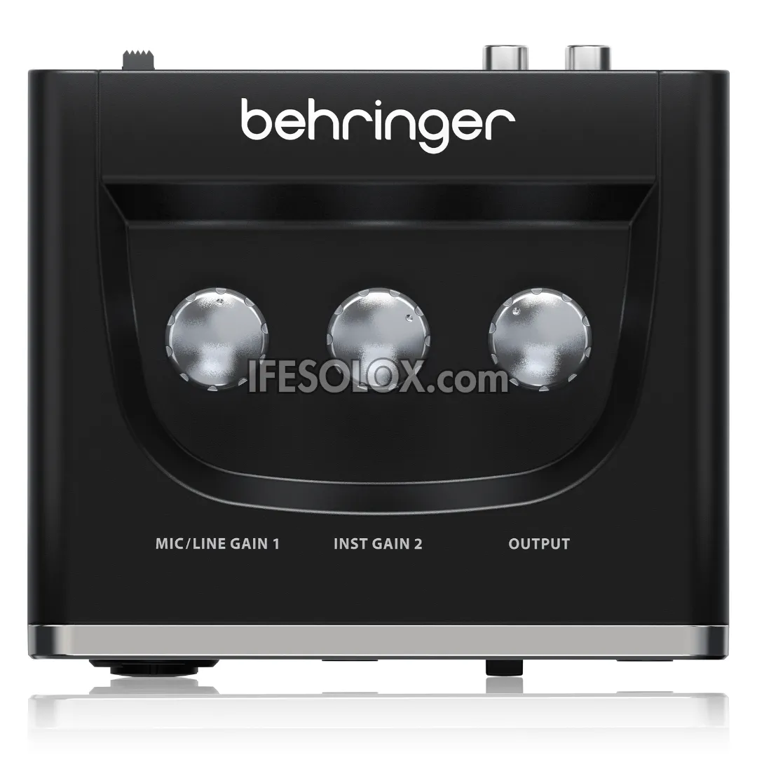 Behringer U-PHORIA UMC2 2x2 USB Audio Interface with XENYX Mic Preamplifier - Brand New