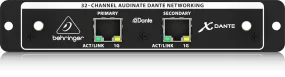 Behringer X-Dante High-Performance 32-Channel Audinate Dante Expansion Card