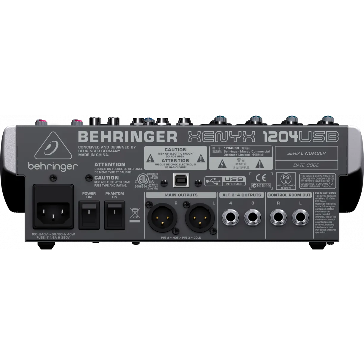 Behringer XENYX 1204USB Mixer