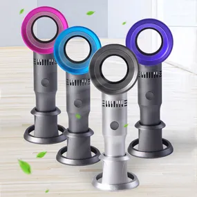 Bladeless USB Fan with Phone Stand