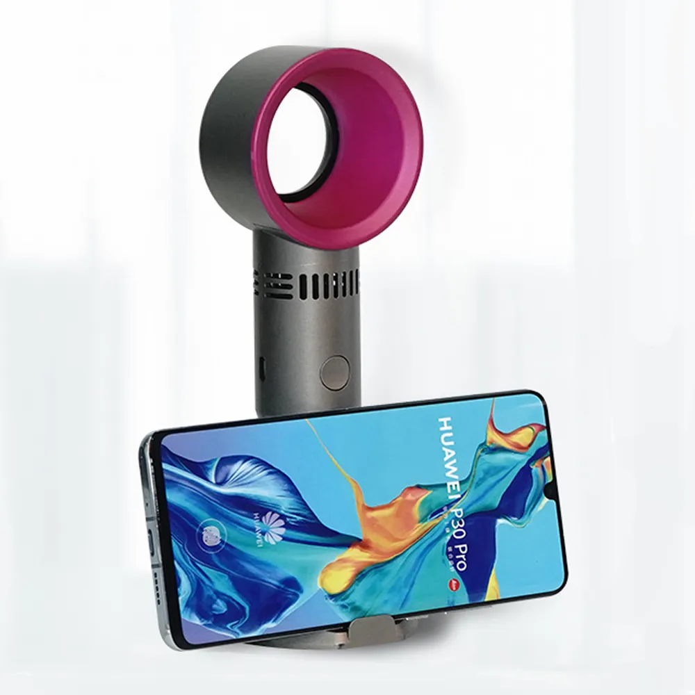 Bladeless USB Fan with Phone Stand