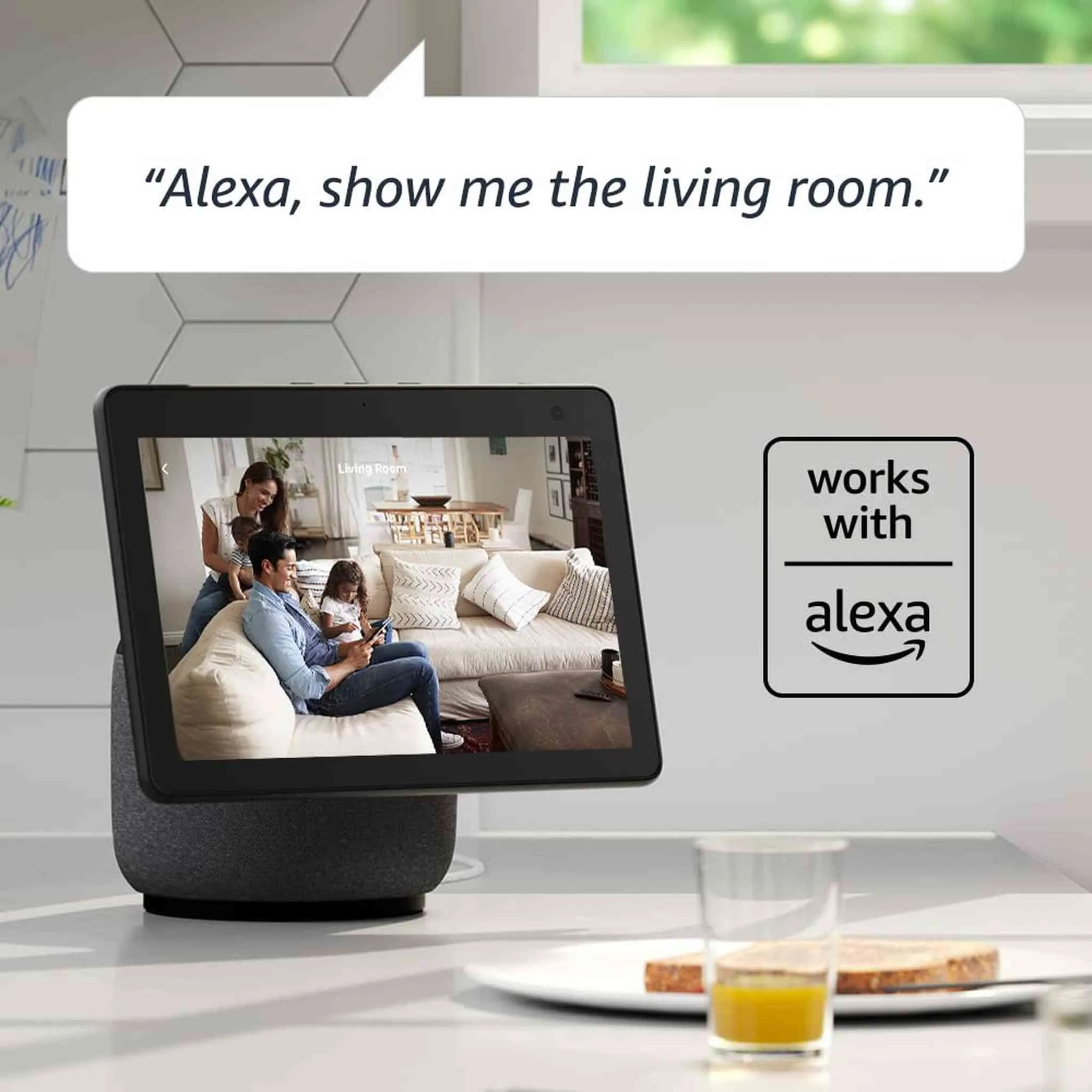 Blink Mini - Compact indoor plug-in smart security camera, 1080p HD video, night vision, motion detection, two-way audio, easy set up, Works with Alexa - 1 camera (Black)