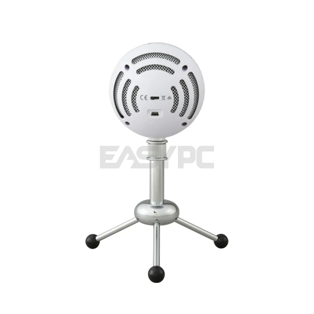 Blue Snowball Ice Black and White Pristine Sound for Recording, Streaming and Podcasting, Streaming Microphone 1ION