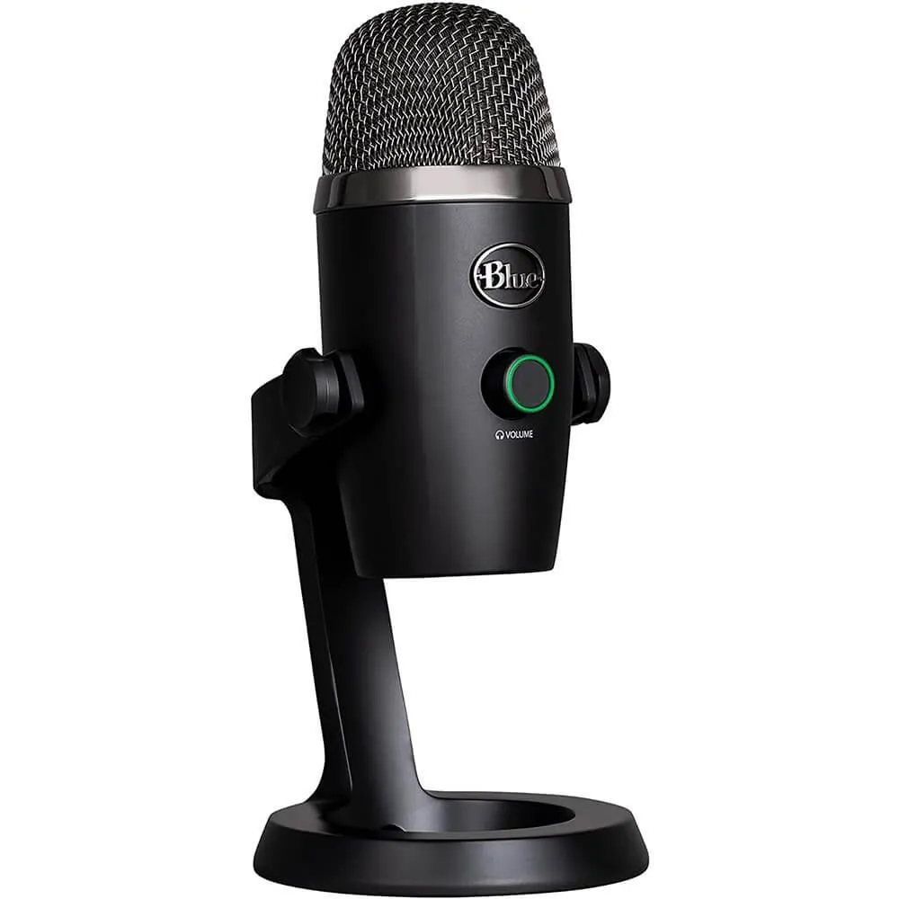 BLUE YETI NANO USB CONDENSER MICROPHONE BLU-YETINANOBK Black