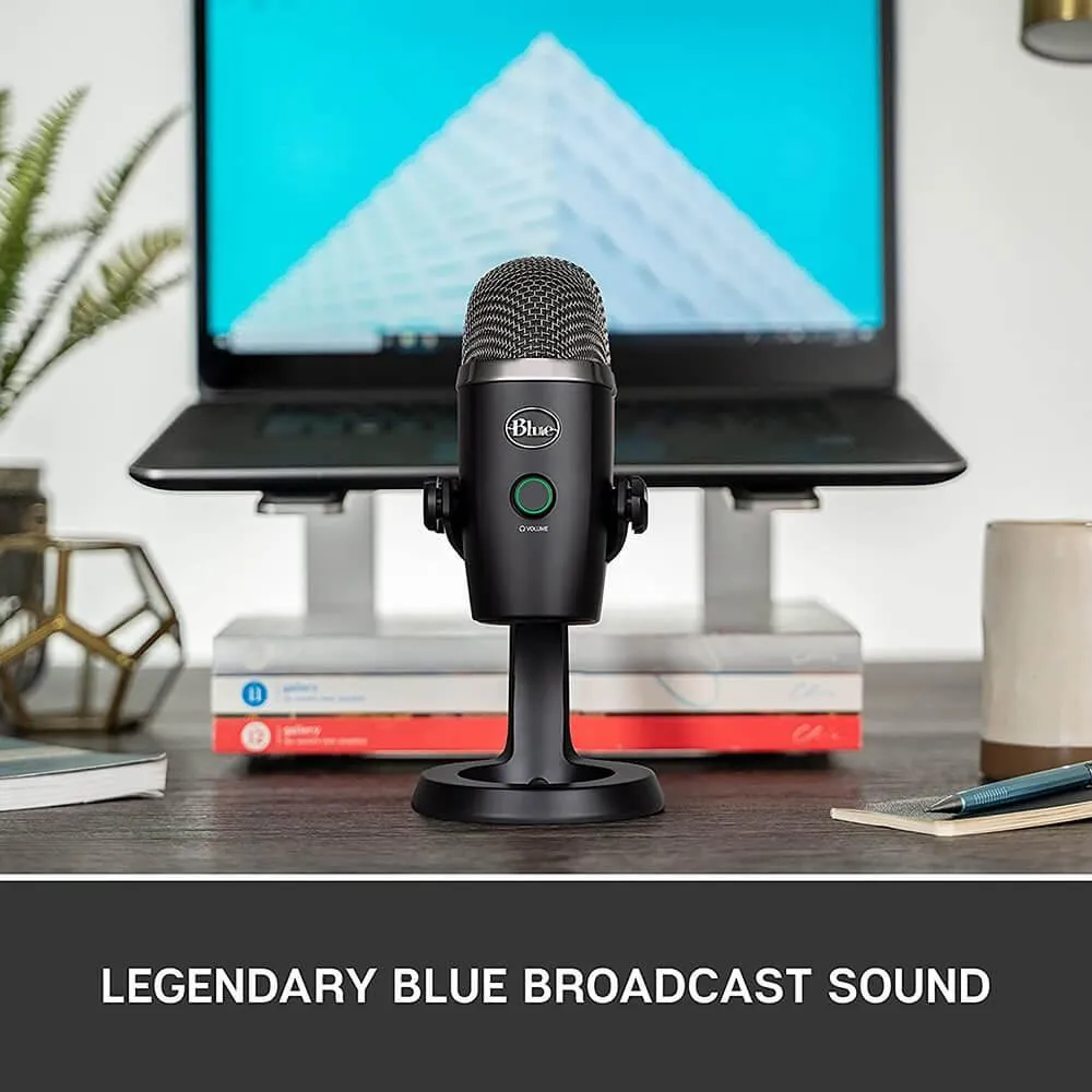 BLUE YETI NANO USB CONDENSER MICROPHONE BLU-YETINANOBK Black