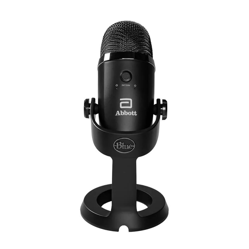 BLUE YETI NANO USB CONDENSER MICROPHONE BLU-YETINANOBK Black
