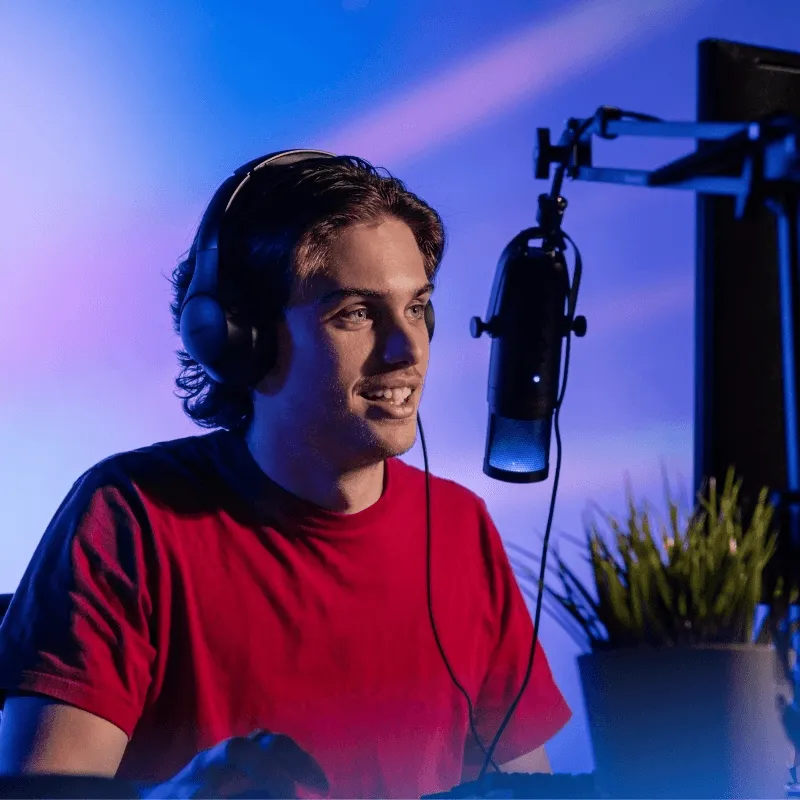 Blueant StreamX USB Microphone Streaming Studio LED Colours