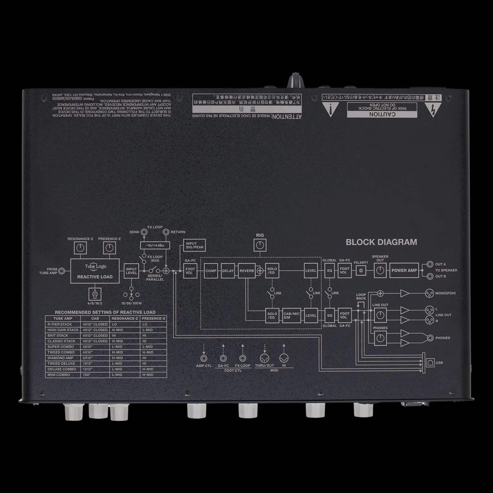 Boss WAZA Tube Amp Expander Amplifier Attenuator - Black