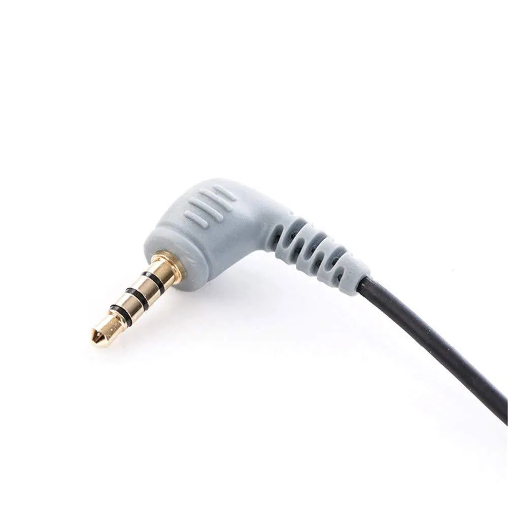 Boya BY-CIP2 3.5mm TRS to TRRS Adapter Convertor Cable for DSLR Camera Microphones to Smartphone
