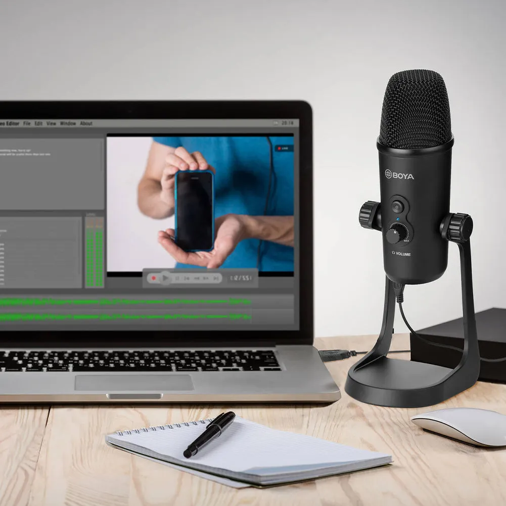 Boya BY-PM700 USB Condenser Podcast Microphone (OPEN BOX)