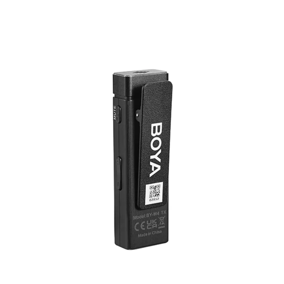 BOYA BY-W4 – 4 Microphone – Wireless Lavalier 2.4GHz Compact Microphone
