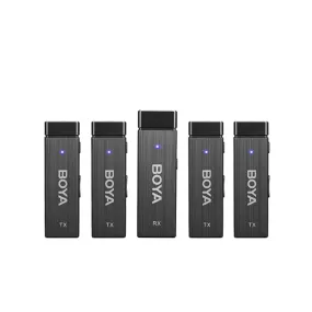 BOYA BY-W4 – 4 Microphone – Wireless Lavalier 2.4GHz Compact Microphone