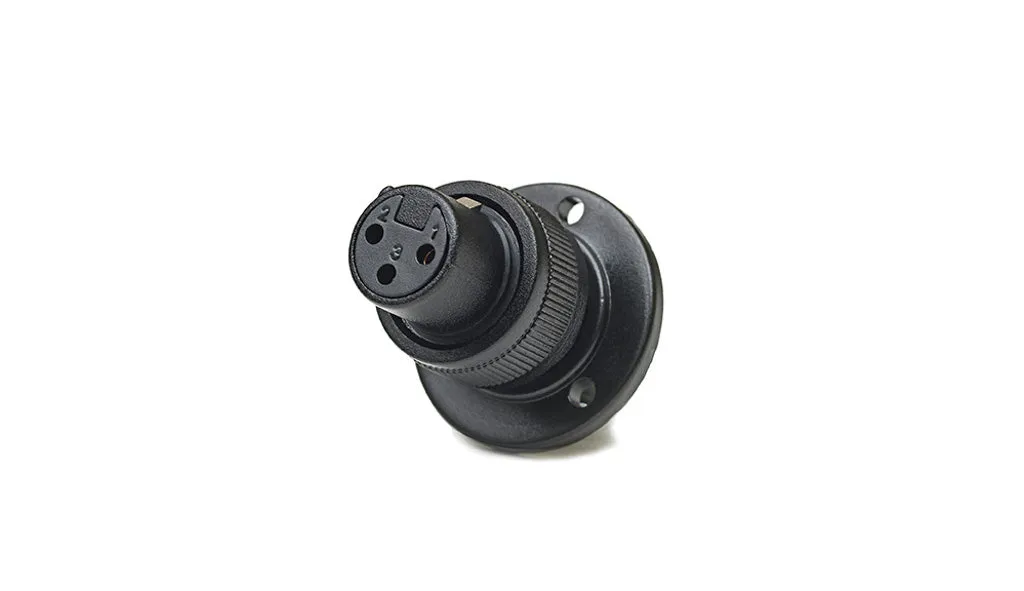 CAD FM-2A Astatic Flange Mount w/ Integrated XLR Gooseneck Mic