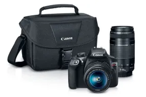 Canon EOS Rebel T6 18-55mm   75-300mm   Bag Kit
