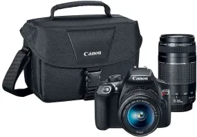 Canon EOS Rebel T6 EF-S 18-55mm   EF 75-300mm Double Zoom Kit - 1159C008