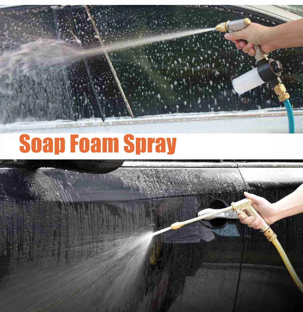 Car Wash Tool Kit Set High Pressure Water Gun Pipe Free Gift-Wireless Vacuumer - #CWASH-F001