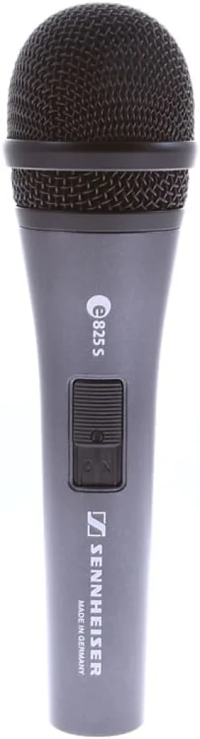 Cardioid Dynamic Vocal Microphone Sennheiser e825-S Handheld Cardioid Dynamic Microphone with On/Off Switch