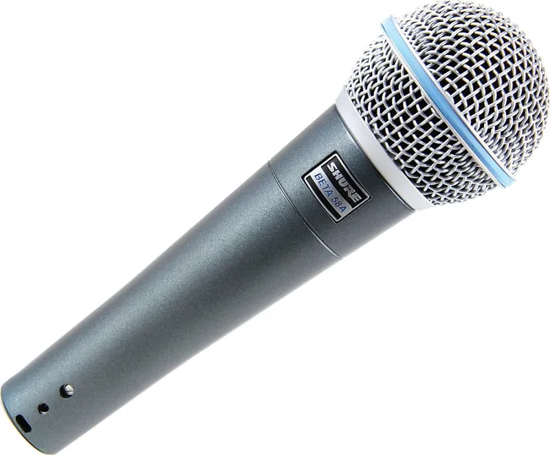 Cardioid dynamic vocal microphone Shure BETA 58A Handheld Supercardioid Dynamic Microphone