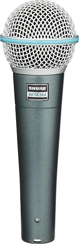 Cardioid dynamic vocal microphone Shure BETA 58A Handheld Supercardioid Dynamic Microphone
