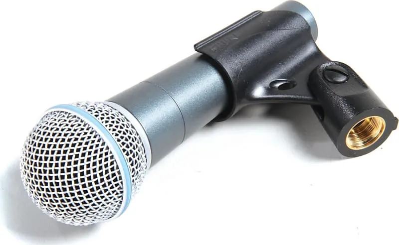 Cardioid dynamic vocal microphone Shure BETA 58A Handheld Supercardioid Dynamic Microphone