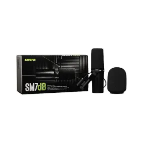 Cardioid Dynamic Vocal Microphone Shure SM7dB Cardioid Dynamic Microphone with Built-In Preamp