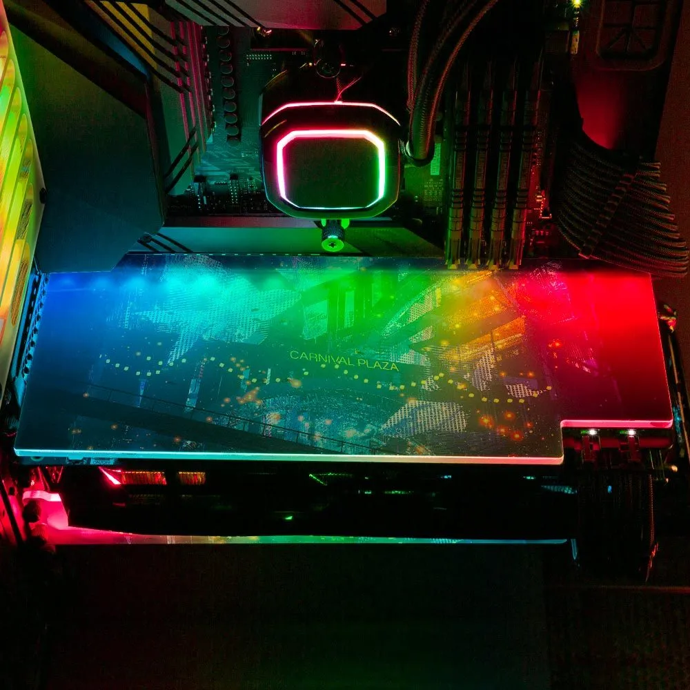 Carnival Plaza RGB GPU Backplate