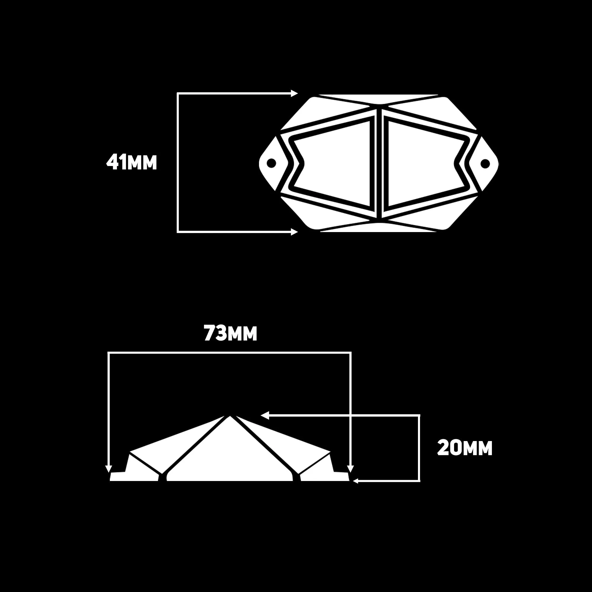 Chasing RGB Rock Lights - 8 Pack