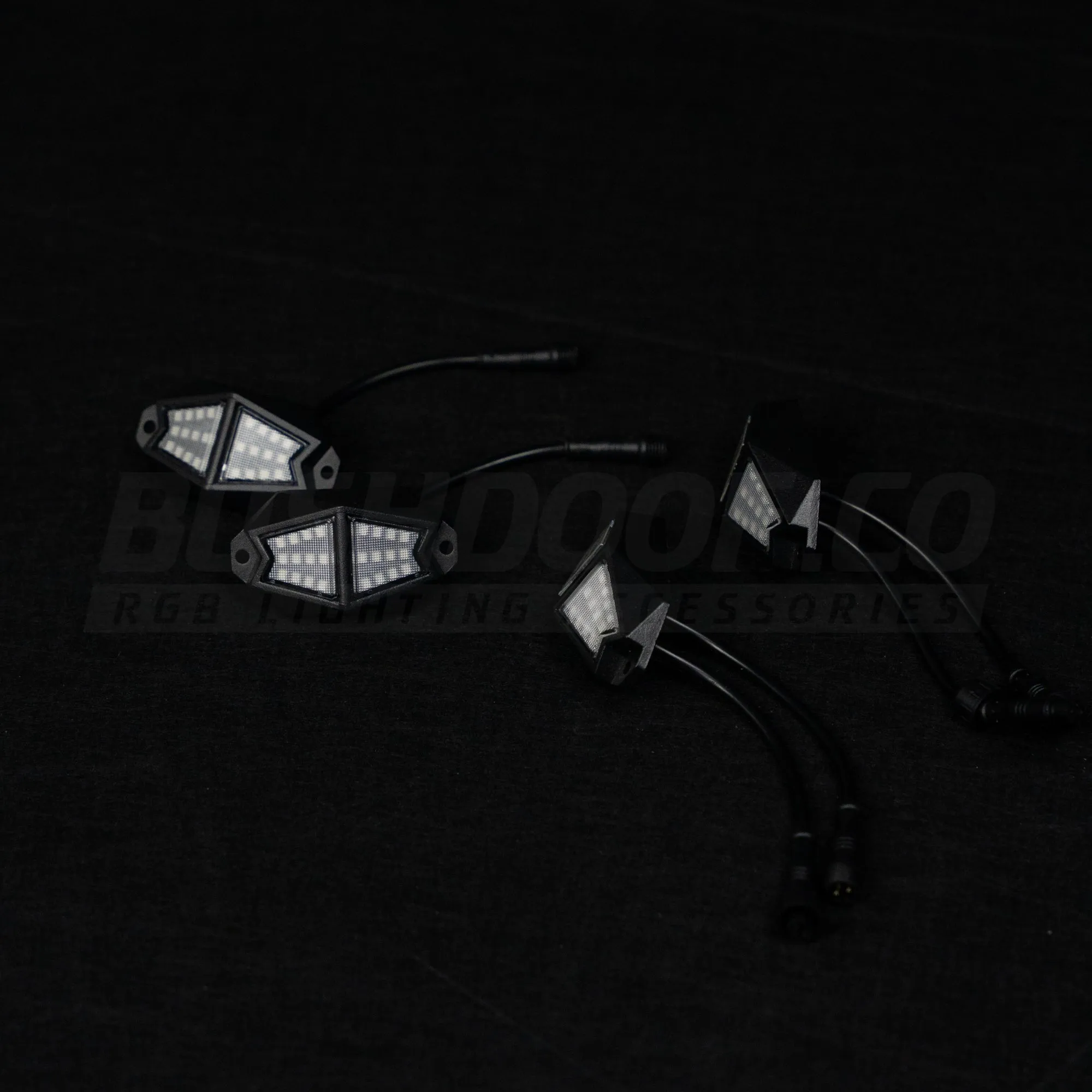 Chasing RGB Rock Lights - 8 Pack