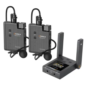Comica BoomX-U U2 Broadcasting-Level Multi-functional Mini UHF Wireless Microphone Dual Channel