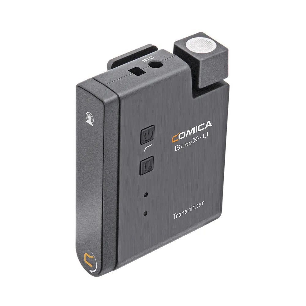 Comica BoomX-U U2 Broadcasting-Level Multi-functional Mini UHF Wireless Microphone Dual Channel