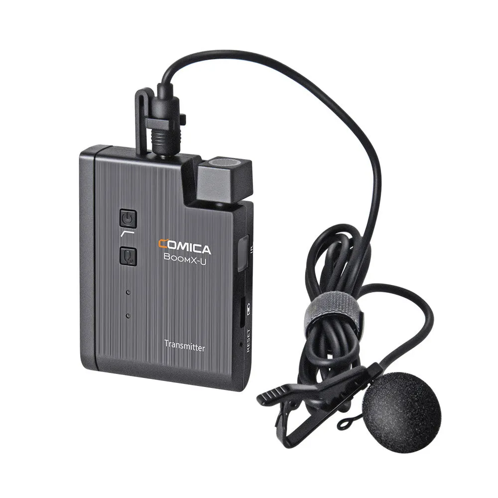 Comica BoomX-U U2 Broadcasting-Level Multi-functional Mini UHF Wireless Microphone Dual Channel