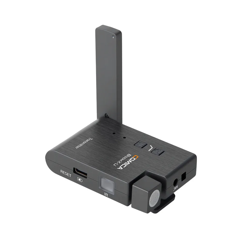 Comica BoomX-U U2 Broadcasting-Level Multi-functional Mini UHF Wireless Microphone Dual Channel