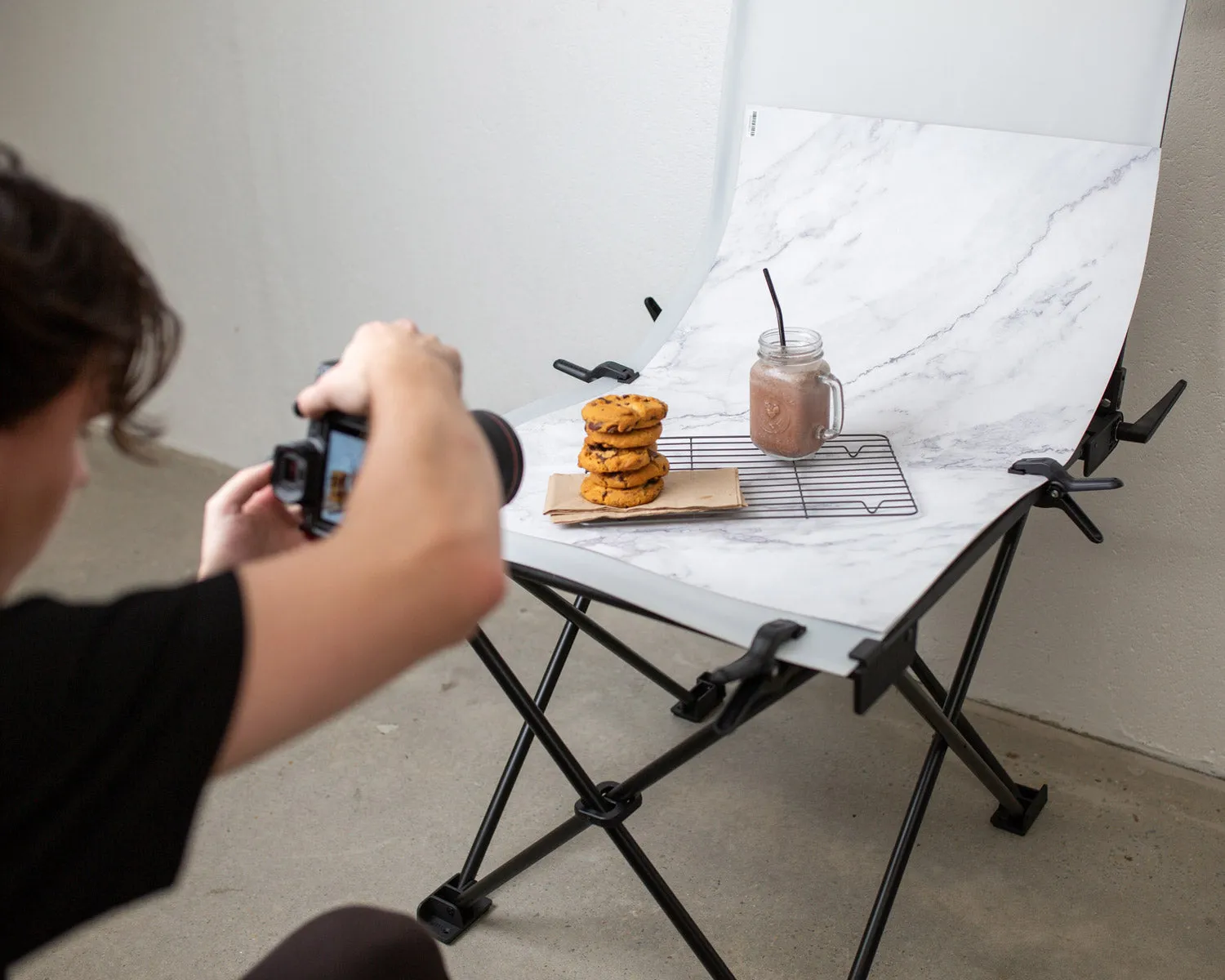 Complete Product and Food Photography LED Lighting & Table Kit