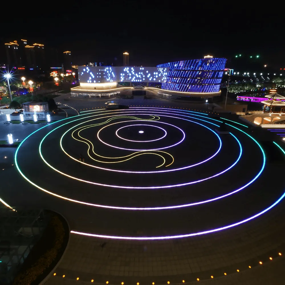 CRG30 Low Voltage In Ground RGB or WW LED Brick Paver Light Square IP67 Waterproof