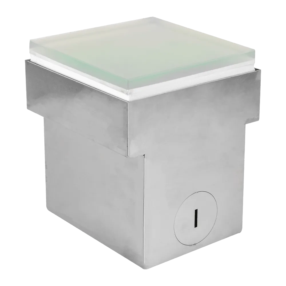 CRG30 Low Voltage In Ground RGB or WW LED Brick Paver Light Square IP67 Waterproof