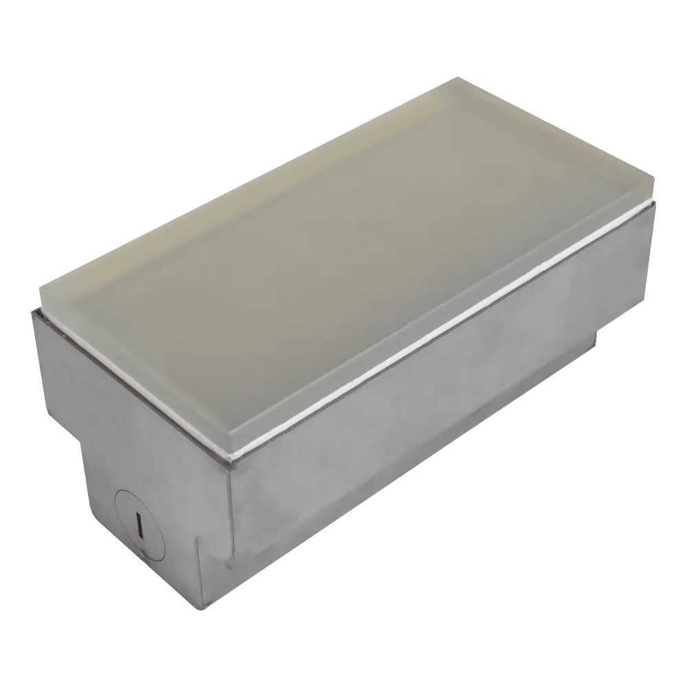CRG31 Low Voltage In Ground RGB or WW LED Brick Paver Light Rectangle IP67 Waterproof