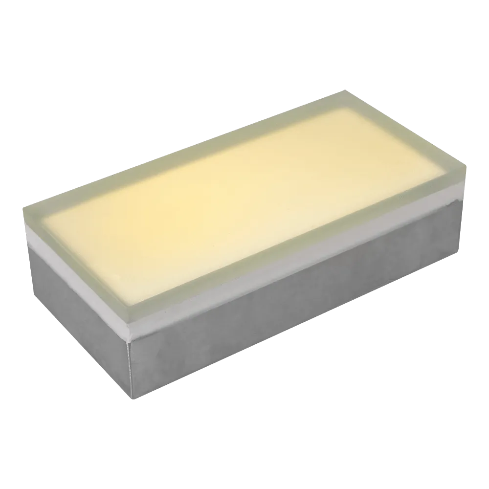 CRG31 Low Voltage In Ground RGB or WW LED Brick Paver Light Rectangle IP67 Waterproof