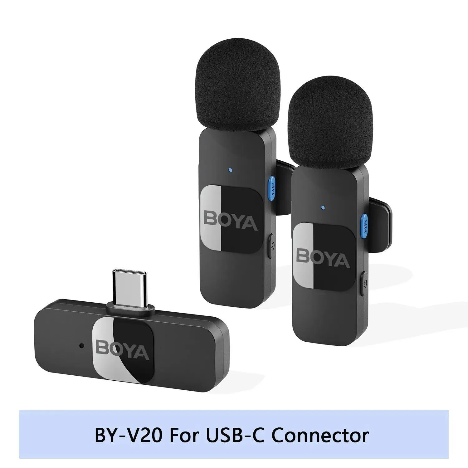 Crystal Clear Wireless Lavalier Microphone for YouTube Vlogging & Live Streaming