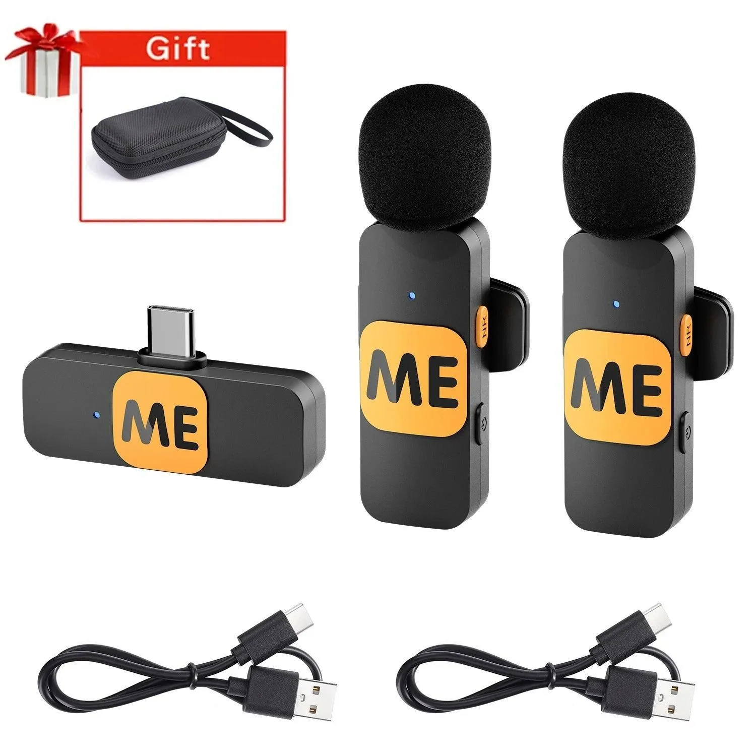 Crystal Clear Wireless Lavalier Microphone for YouTube Vlogging & Live Streaming
