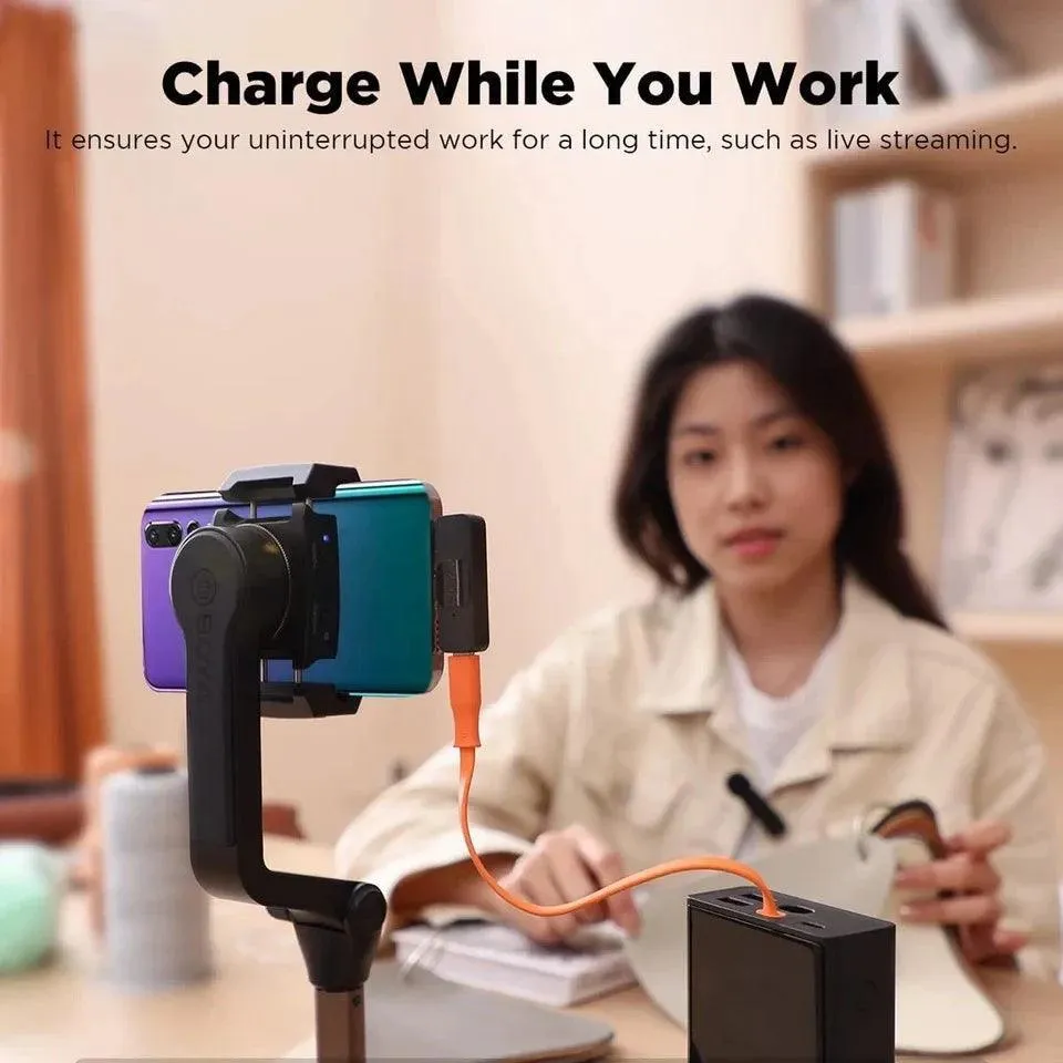 Crystal Clear Wireless Lavalier Microphone for YouTube Vlogging & Live Streaming