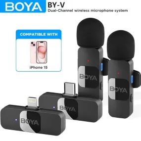 Crystal Clear Wireless Lavalier Microphone for YouTube Vlogging & Live Streaming
