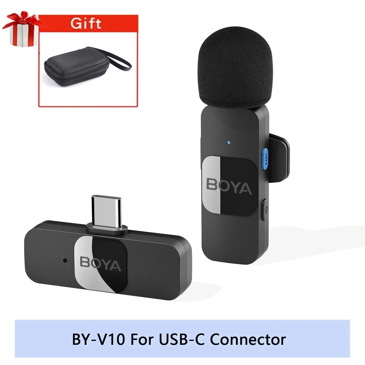 Crystal Clear Wireless Lavalier Microphone for YouTube Vlogging & Live Streaming