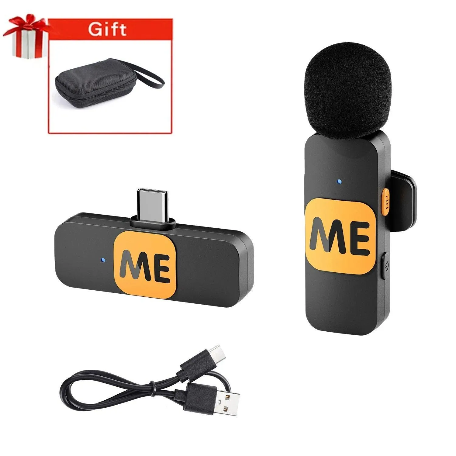 Crystal Clear Wireless Lavalier Microphone for YouTube Vlogging & Live Streaming