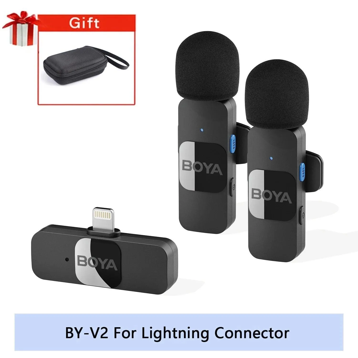 Crystal Clear Wireless Lavalier Microphone for YouTube Vlogging & Live Streaming