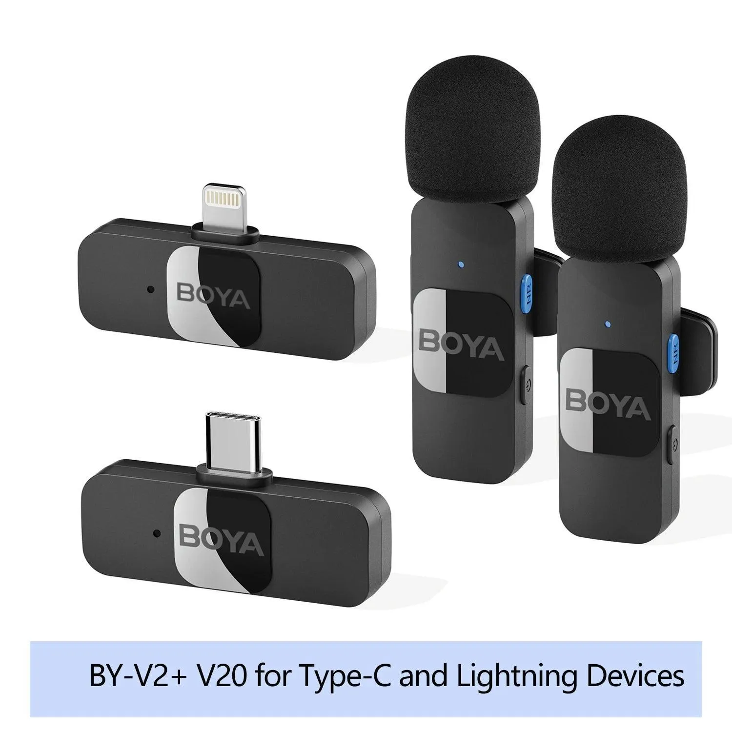 Crystal Clear Wireless Lavalier Microphone for YouTube Vlogging & Live Streaming