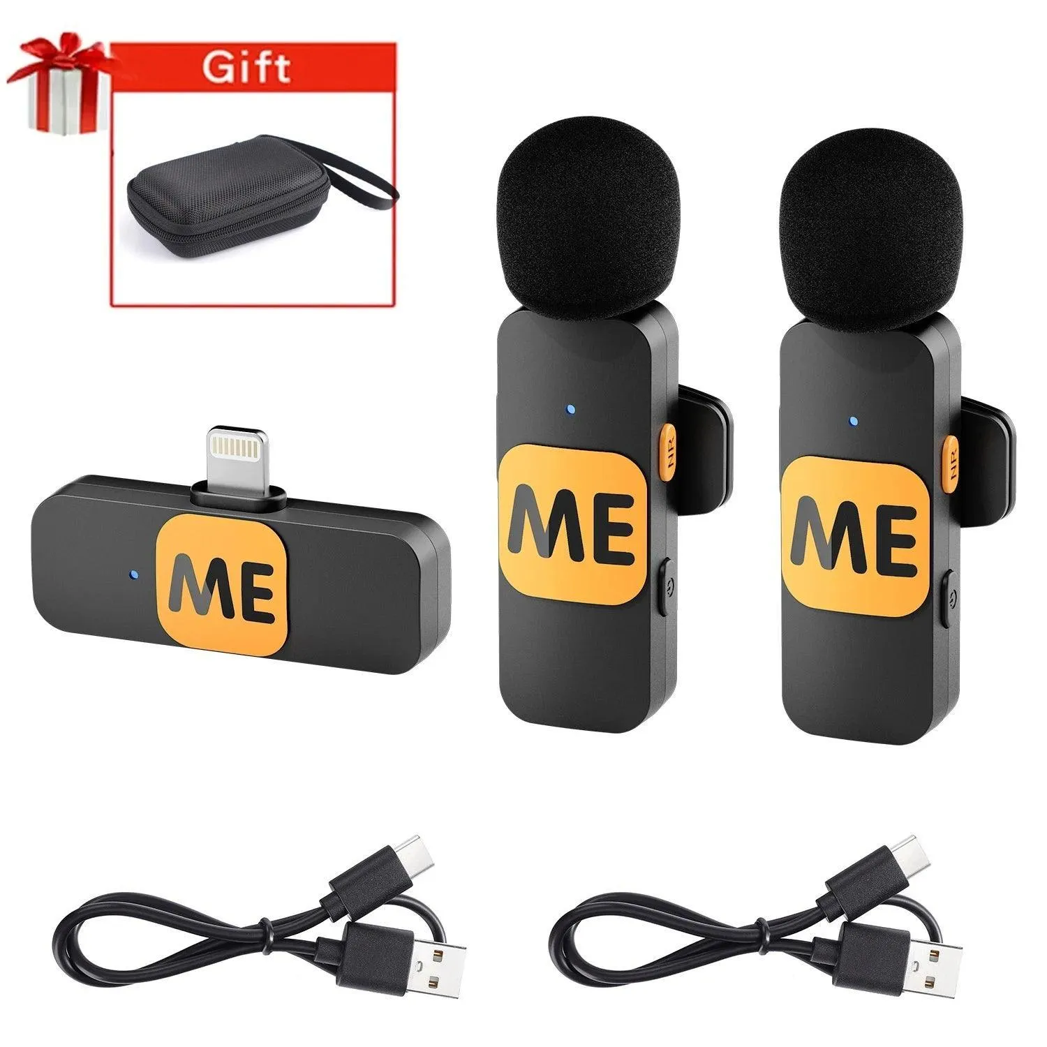 Crystal Clear Wireless Lavalier Microphone for YouTube Vlogging & Live Streaming