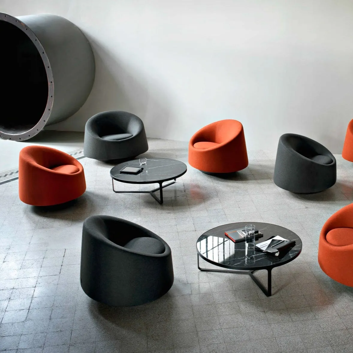 Crystal Round Armchair